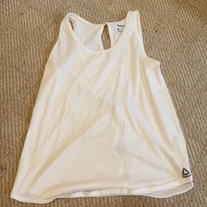 Womens NWOT Reebok white workout tank! Never worn!